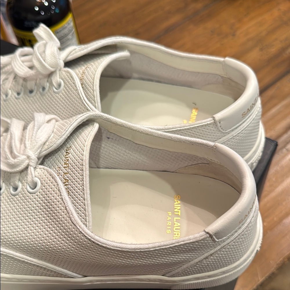 Saint Laurent White Men's Sneakers size 41- worn only once! - Picture 4 of 10